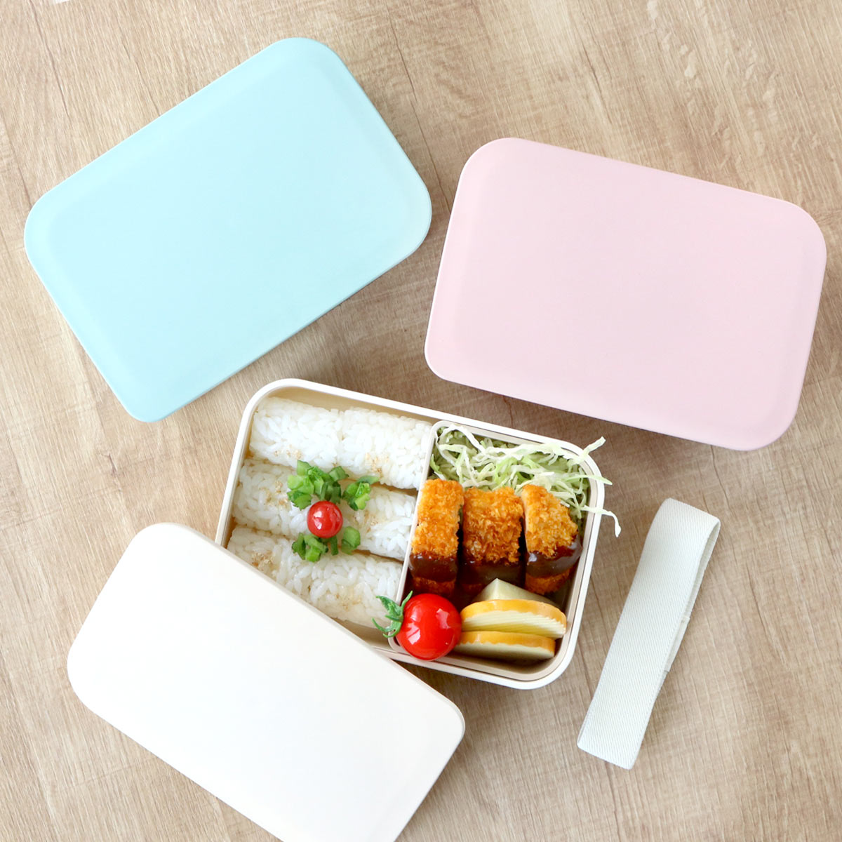 弁当箱 1段 500ml 塗りランチボックス スモーク