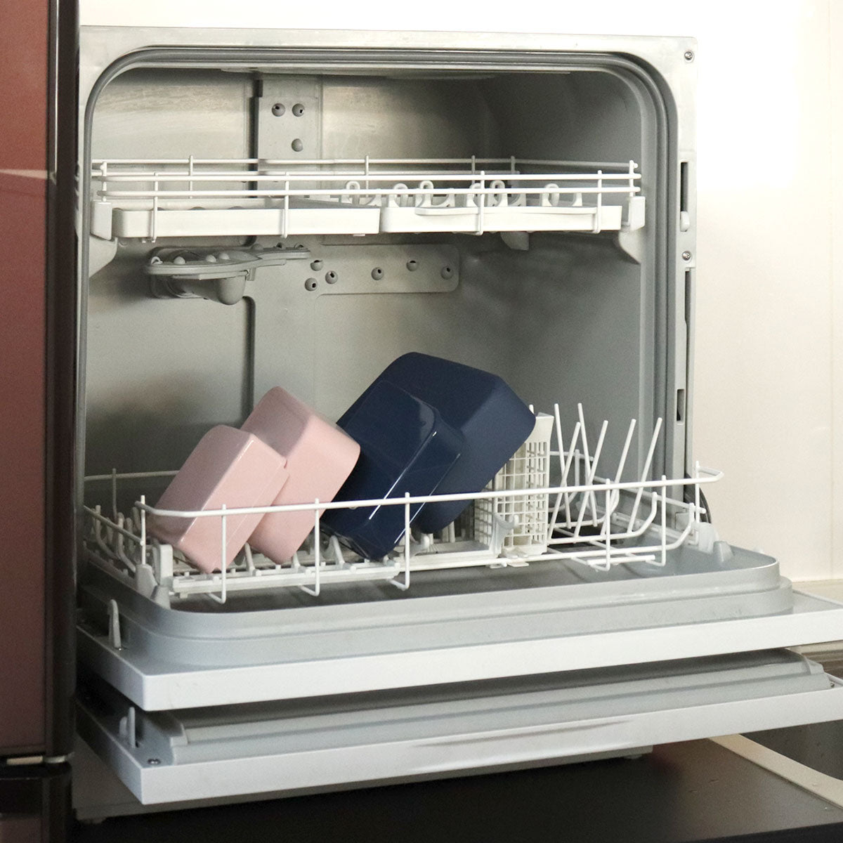 弁当箱 1段 500ml 塗りランチボックス スモーク