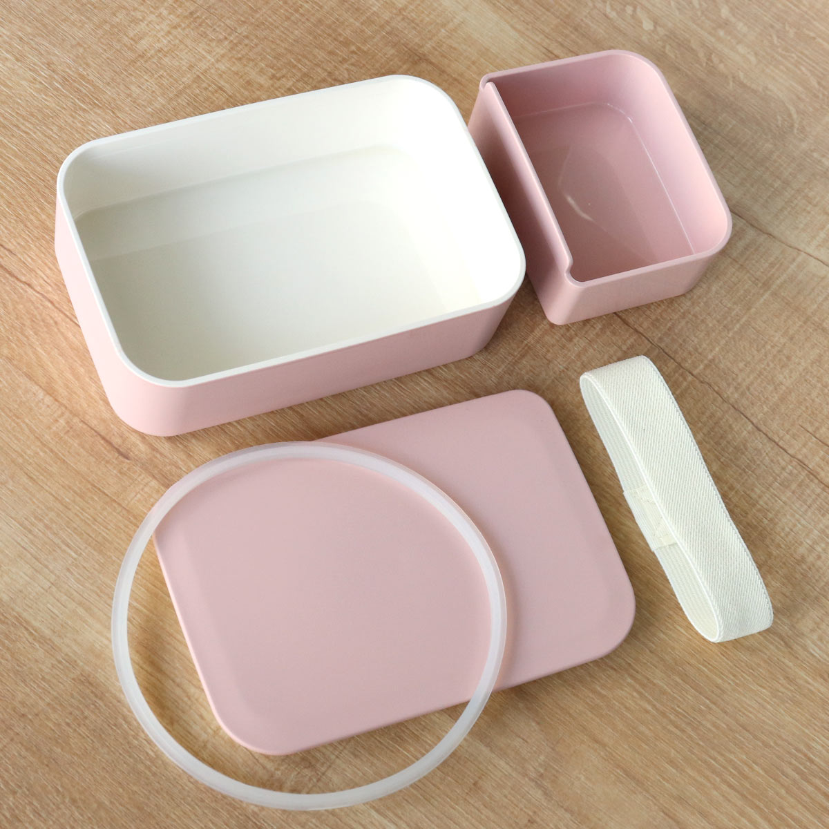 弁当箱 1段 500ml 塗りランチボックス スモーク