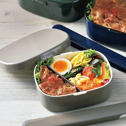 お弁当箱 さっと洗えるお弁当箱 M 1段 600ml